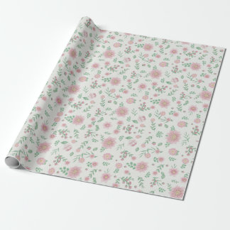Papier Cadeau Whispers floraux : ZazzleWrapMagic Wraps exclusifs