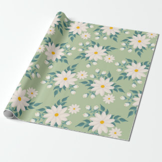 Papier Cadeau Whispers floraux : ZazzleWrapMagic Wraps exclusifs