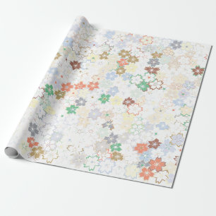 Papier Cadeau Whispers floraux : ZazzleWrapMagic Wraps exclusifs