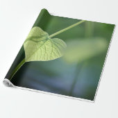Papier Cadeau "Whispers of Nature - La Feuille Verte" (Déroulé)