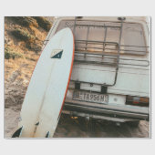 Papier Cadeau White and black surfboard (Plat)