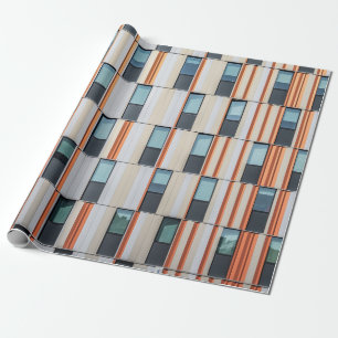 Papier Cadeau White and orange building