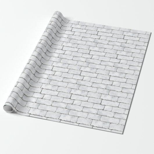 Papier Cadeau White Bricks (Déroulé)