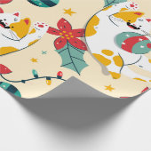 Papier Cadeau White Cats Wrapping Paper (Coin)