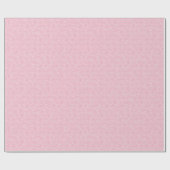 Papier Cadeau White Circles on Pink  (Plat)