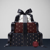 Papier Cadeau White classic nutcracker wrapping paper