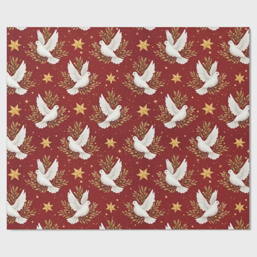 Papier Cadeau White Doves (Plat)