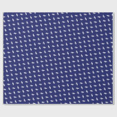 Papier Cadeau White German Shepherd présente la marine (Plat)