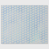 Papier Cadeau White Hydrangeas On Watercolor Blue  (Plat)