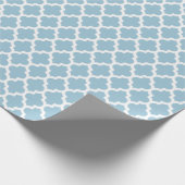 Papier Cadeau White Ikat Quatrefoil (Coin)