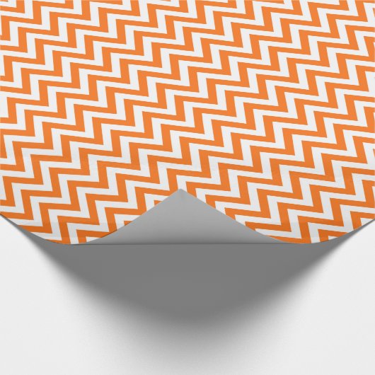 Papier Cadeau White Large Chevron Zig Zag (Coin)