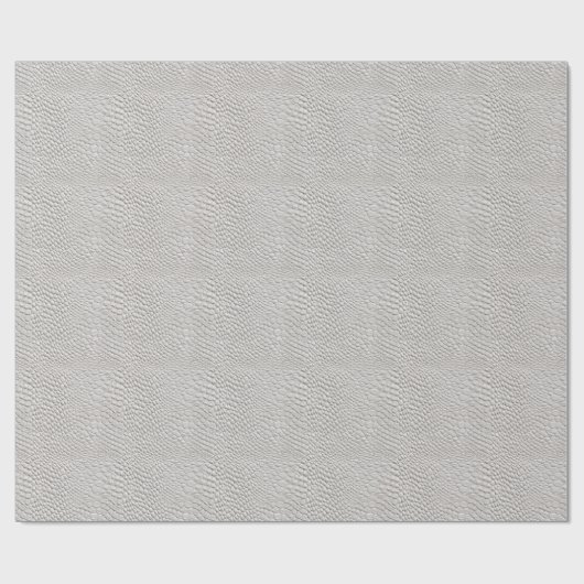Papier Cadeau White leather  texture (Plat)
