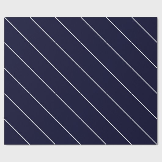 Papier Cadeau White Lines Black Rock Deep Blue Classical Unique (Plat)