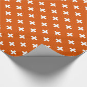 Papier Cadeau White polka crosses (Coin)