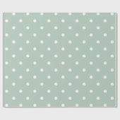 Papier Cadeau White Spot Green (Plat)