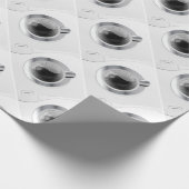 Papier Cadeau White Washington Machine (Coin)