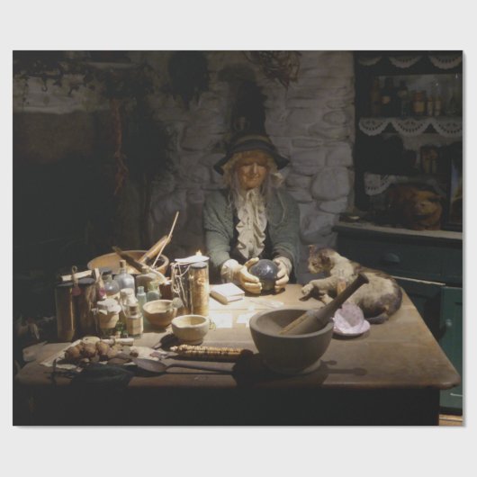 Papier Cadeau White Witch's Kitchen Museum, Witchcraft & MAGICK (Plat)