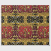 Papier Cadeau Whyburghs Damask Baroque Elégant    (Plat)