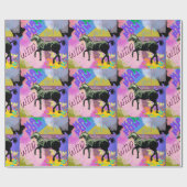 Papier Cadeau wild mare comic (Plat)
