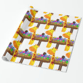 Papier Cadeau Wild One Joyeux Anniversaire Papier Enveloppant (Déroulé)