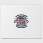Papier Cadeau Wild Tracker Motorcycle (Plat)