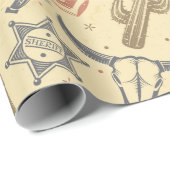 Papier Cadeau Wild West (Coin rond)