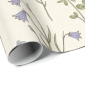 Papier Cadeau Wildflower Botanical Wrapping Paper (Coin rond)
