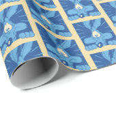 Papier Cadeau WILE E. COYOTE™ Shocked Expression (Coin rond)