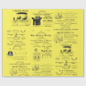 Papier Cadeau Wilkes-Barre Pennsylvania Annonce 1890 (Plat)