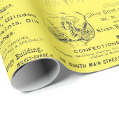 Papier Cadeau Wilkes-Barre Pennsylvania Annonce 1890 (Coin rond)