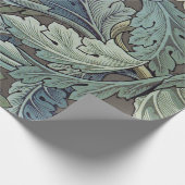 Papier Cadeau William Morris Acanthus Sage Fleur Floral Botaniqu (Coin)