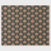 Papier Cadeau William Morris Antique Honeysuckle Floral Pattern (Plat)