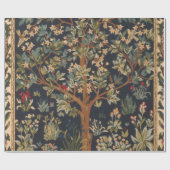 Papier Cadeau William Morris - Arbre De Vie Original (Plat)