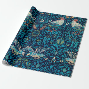Papier Cadeau William Morris Birds Art Nouveau Motif Floral