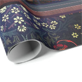 Papier Cadeau William *Morris Blackthorne Frame Thief (Coin rond)