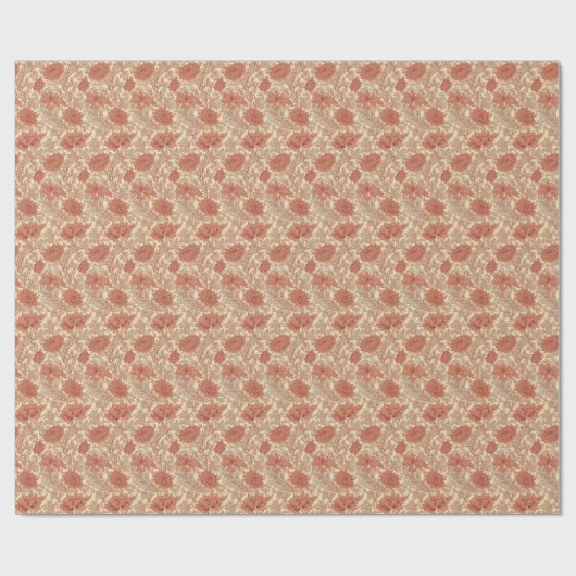 Papier Cadeau William Morris Chrysanthemum Motif Enveloppement P (Plat)