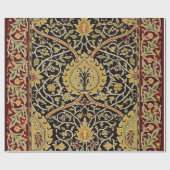 Papier Cadeau William Morris Classique Tapis Art Design d'impres (Plat)