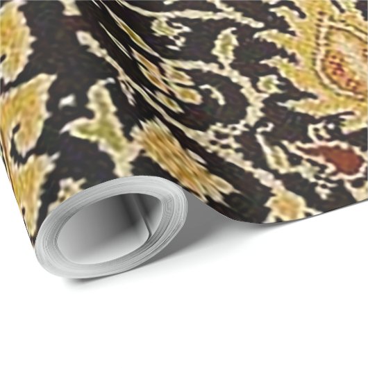 Papier Cadeau William Morris Classique Tapis Art Design d'impres (Coin rond)