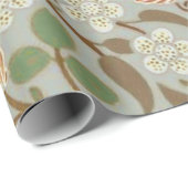 Papier Cadeau William Morris Clover Fleur botanique (Coin rond)