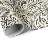 Papier Cadeau William Morris Corncocktail fond d'écran floral (Coin rond)