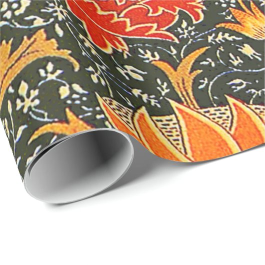 Papier Cadeau William Morris Cray Fond d'écran Motif (Coin rond)