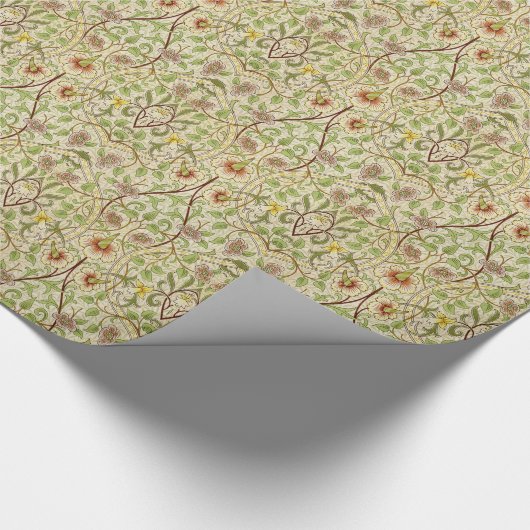 Papier Cadeau William Morris Daffodil Fond d'écran classique (Coin)