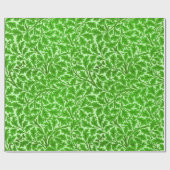 Papier Cadeau William Morris Feuilles de chêne, écorce d'émeraud (Plat)