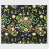 Papier Cadeau William Morris Floral (Plat)