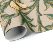 Papier Cadeau William Morris Fruit Floral Jardin Fleur Classique (Coin rond)