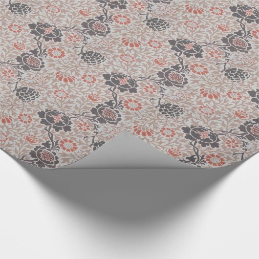 Papier Cadeau William Morris Grafton Botanic Art Design (Coin)