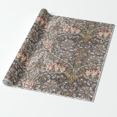 Papier Cadeau William Morris Honeysuckle Design (Déroulé)