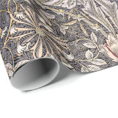 Papier Cadeau William Morris Honeysuckle Design (Coin rond)