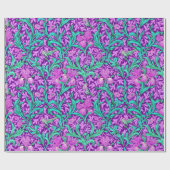 Papier Cadeau William Morris Irises, Améthyste violet (Plat)