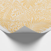 Papier Cadeau William Morris JAUNE FEUILLE MOTIF CADEAU WRAP (Coin)